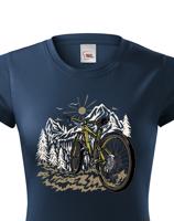 Dámské tričko Mountain bike - tričko pro milovníky cyklistiky