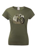 Dámské tričko Mountain bike - tričko pro milovníky cyklistiky