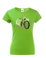 Dámské tričko Mountain bike - tričko pro milovníky cyklistiky