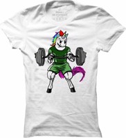 Dámské tričko na fitness Lifting Unicorn