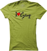 Dámské tričko na kolo I Love Cycling