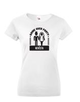 Dámské tričko na rozlučkovou párty Game over - ideální na rozloučení se svobodou