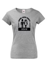 Dámské tričko na rozlučkovou párty Game over - ideální na rozloučení se svobodou