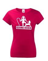 Dámské tričko na rozlučku Game Over 3
