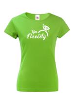 Dámské tričko na rozlučku se svobodou Tým nevěsty