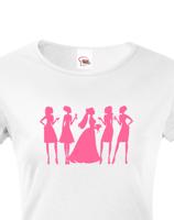 Dámské tričko na stylovou rozlučkovou párty - možný dotisk jména