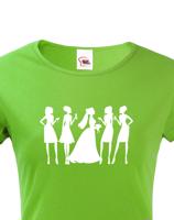 Dámské tričko na stylovou rozlučkovou párty - možný dotisk jména