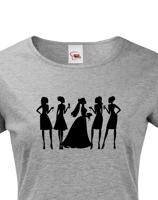 Dámské tričko na stylovou rozlučkovou párty - možný dotisk jména