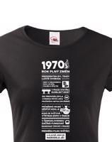 Dámské tričko narozeninové noviny 1970