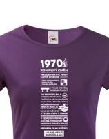 Dámské tričko narozeninové noviny 1970