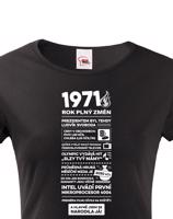 Dámské tričko narozeninové noviny 1971