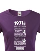 Dámské tričko narozeninové noviny 1971