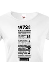 Dámské tričko narozeninové noviny 1972