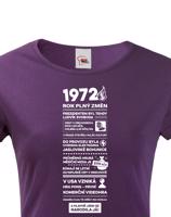 Dámské tričko narozeninové noviny 1972