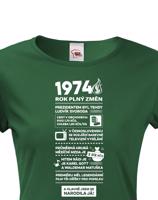 Dámské tričko narozeninové noviny 1973