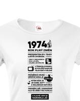 Dámské tričko narozeninové noviny 1973