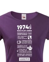 Dámské tričko narozeninové noviny 1973