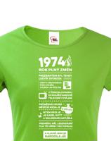 Dámské tričko narozeninové noviny 1973