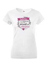 Dámské tričko nejlepší babička - ideální dárek k narozeninám pro babičku