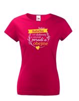 Dámské tričko nejlepší babička - ideální dárek k narozeninám pro babičku