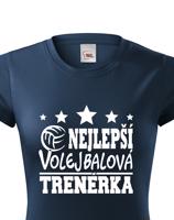 Dámské tričko Nejlepší volejbalová trenérka