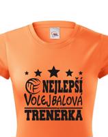 Dámské tričko Nejlepší volejbalová trenérka