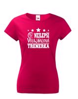 Dámské tričko Nejlepší volejbalová trenérka