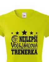 Dámské tričko Nejlepší volejbalová trenérka
