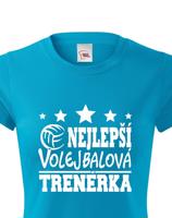 Dámské tričko Nejlepší volejbalová trenérka