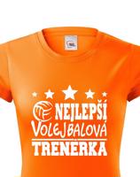 Dámské tričko Nejlepší volejbalová trenérka