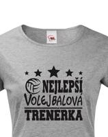 Dámské tričko Nejlepší volejbalová trenérka