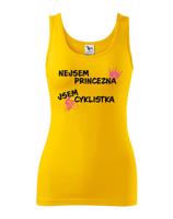 Dámské tričko nejsem princezna, jsem cyklistka jako skvělý dárek