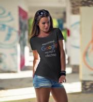Dámské tričko Nepotřebuji Google, můj muž ví všechno - narozeninové triko