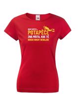 Dámské tričko Nikdy neštvi potápeče  - ideální dárek