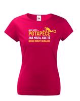 Dámské tričko Nikdy neštvi potápeče  - ideální dárek