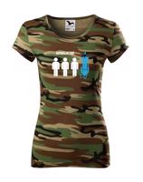 Dámské tričko - Normální lidé - ja (potápěč)  - na narozeniny nebo jen tak