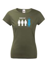 Dámské tričko - Normální lidé - ja (potápěč)  - na narozeniny nebo jen tak