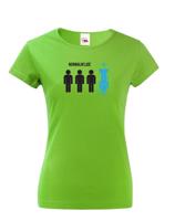 Dámské tričko - Normální lidé - ja (potápěč)  - na narozeniny nebo jen tak