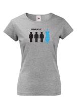 Dámské tričko - Normální lidé - ja (potápěč)  - na narozeniny nebo jen tak