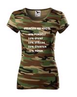 Dámské tričko - Práce na 100 %