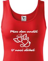 Dámské tričko přes den anděl, v noci ďábel