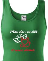 Dámské tričko přes den anděl, v noci ďábel