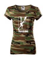 Dámské tričko pro fanoušky paraglidingu