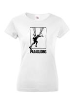 Dámské tričko pro fanoušky paraglidingu