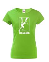 Dámské tričko pro fanoušky paraglidingu