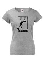 Dámské tričko pro fanoušky paraglidingu