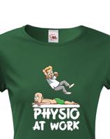 Dámské tričko pro fyzioterapeuty - kvalitní tisk a rychlé dodání