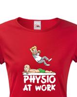 Dámské tričko pro fyzioterapeuty - kvalitní tisk a rychlé dodání