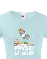 Dámské tričko pro fyzioterapeuty - kvalitní tisk a rychlé dodání