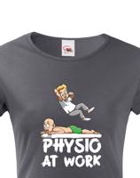 Dámské tričko pro fyzioterapeuty - kvalitní tisk a rychlé dodání